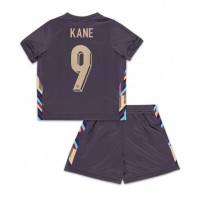 Camiseta Inglaterra Harry Kane #9 Segunda Equipación Replica Eurocopa 2024 para niños mangas cortas (+ Pantalones cortos)